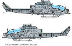 Academy 1/35 Bell AH-1Z USMC Shark Mouth