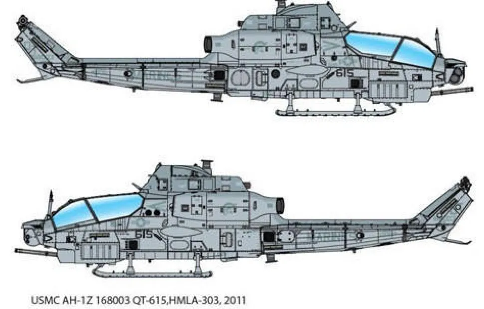 Academy 1/35 Bell AH-1Z USMC Shark Mouth