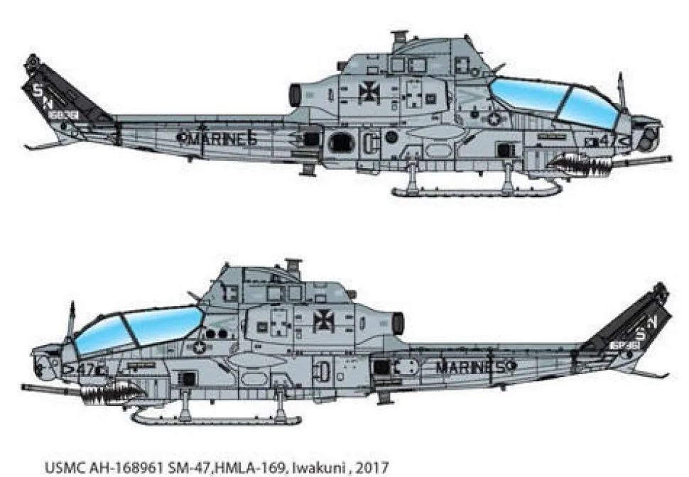 Academy 1/35 Bell AH-1Z USMC Shark Mouth