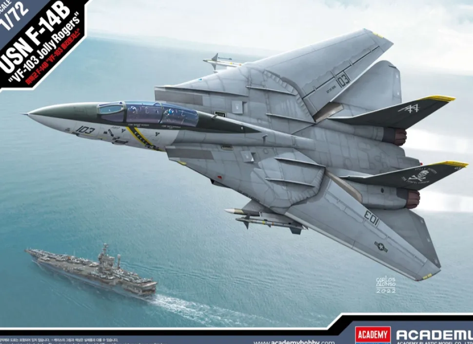 Academy 1/72 Grumman F-14B Tomcat VF-103 Jolly Rogers Last Cruise
