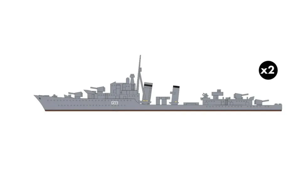 Airfix 1/1200 Sink The Bismarck Gift Set