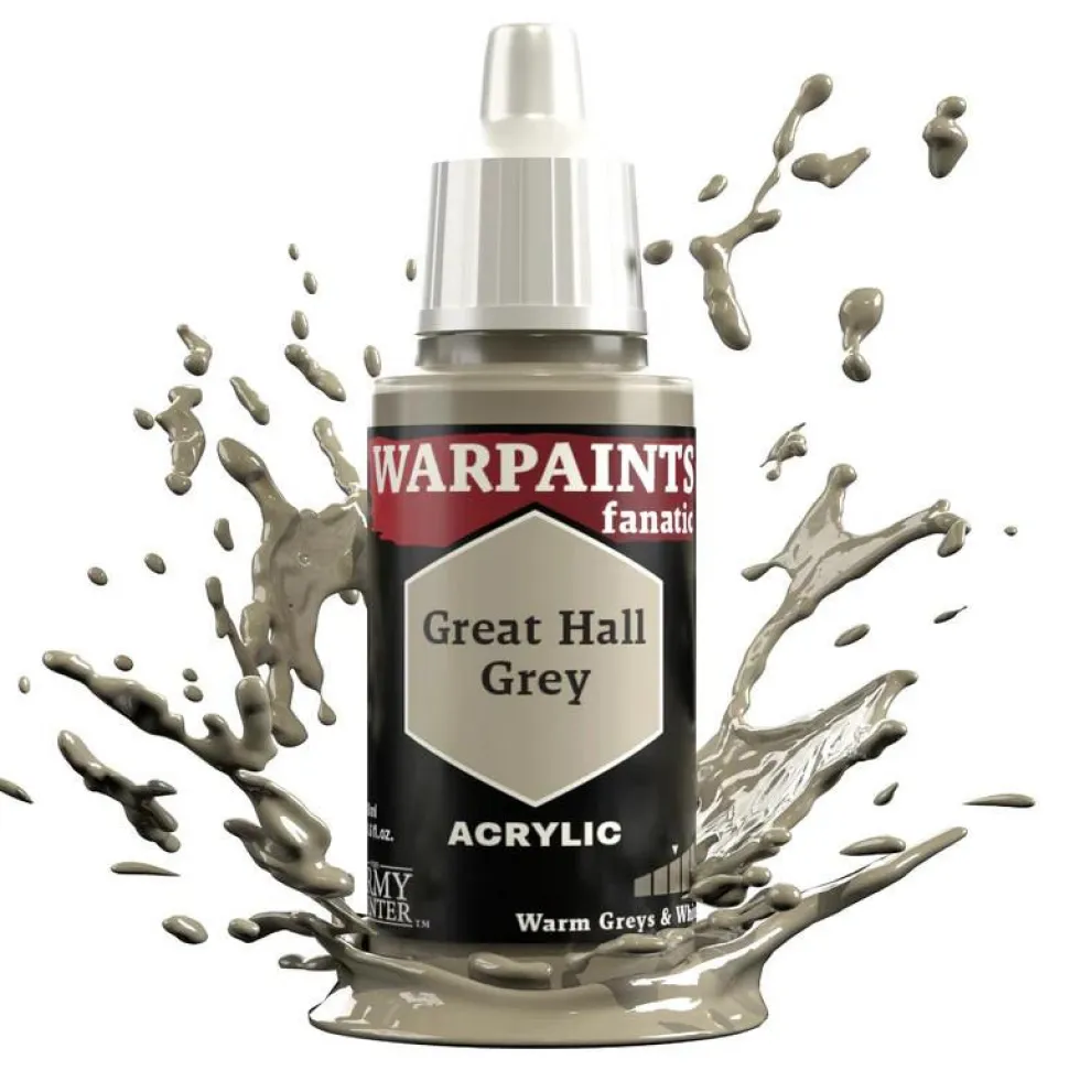 Army Painter Warpaints Fanatic 3009 18ml Great Hall Grey Acrylic Paint