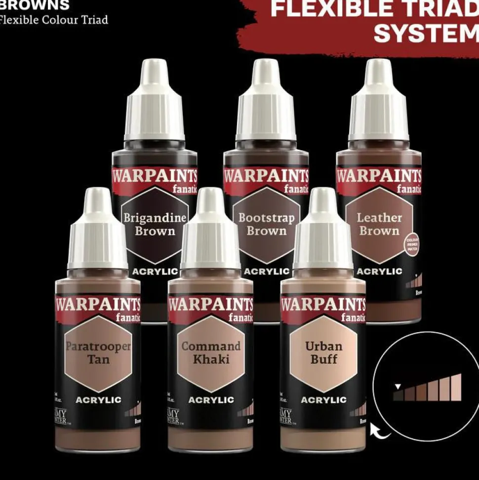 Army Painter Warpaints Fanatic 3075 18ml Leather Brown Acrylic Paint