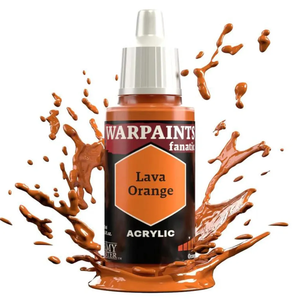 Army Painter Warpaints Fanatic 3099 18ml Lava Orange Acrylic Paint