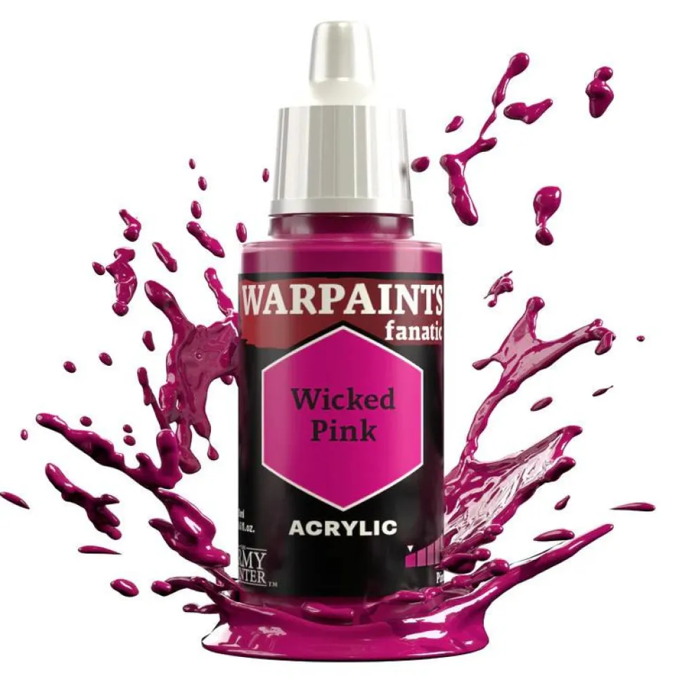 Army Painter Warpaints Fanatic 3121 18ml Wicked Pink Acrylic Paint