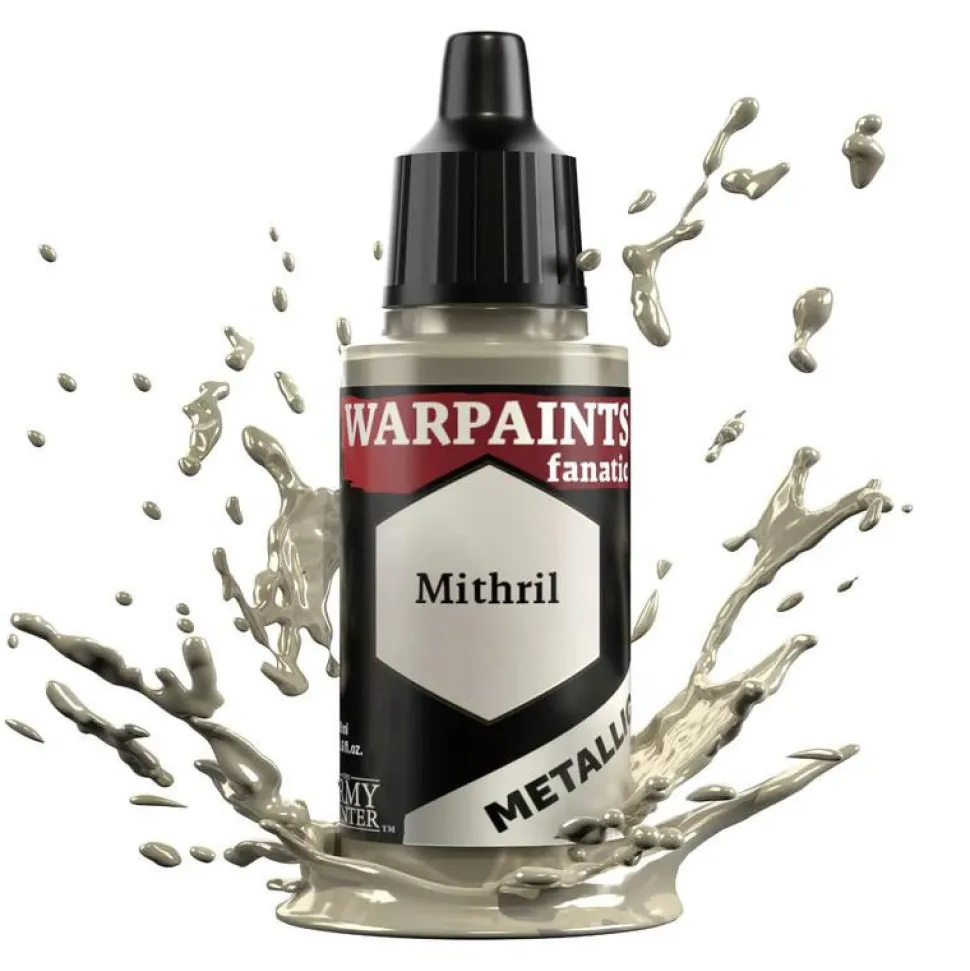 Army Painter Warpaints Fanatic Metallics 3190 18ml Mithril Acrylic Paint