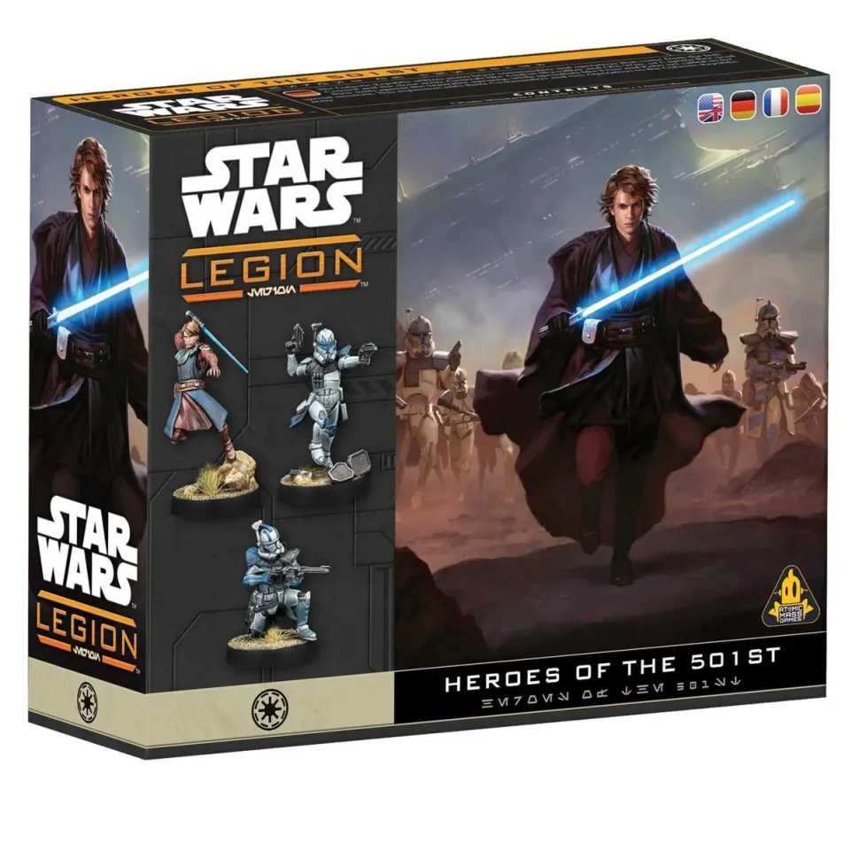 Atomic Mass Games Star Wars Legion - Galactic Republic - Character - Heroes of the 501st Character Pack