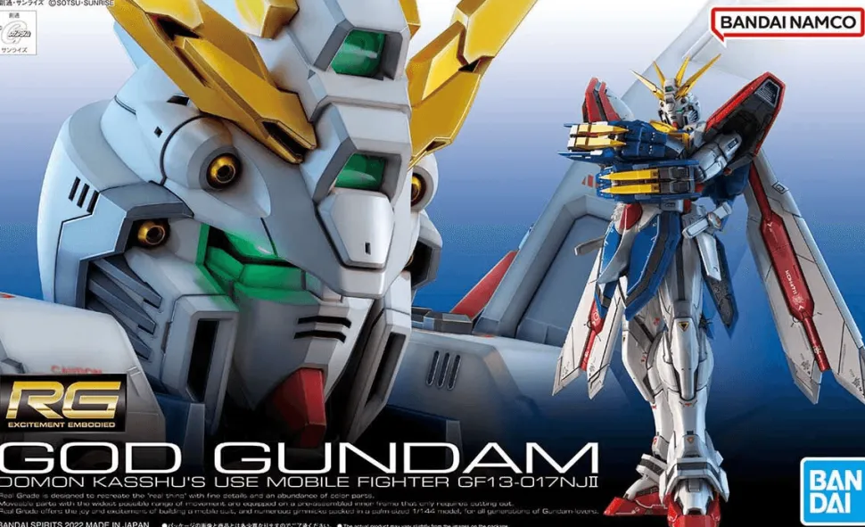 Bandai Gundam Real Grade (RG) 1/144 GF13-017NJII God Gundam