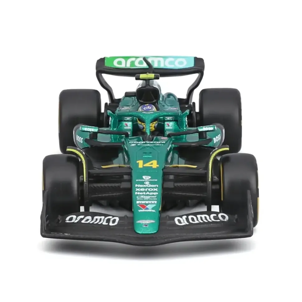 Burago 1/43 Aston Martin AMR25 F1 #14 2025 Alonso wiith Helmet