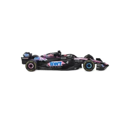 Burago 1/43 BWT Alpine A524 F1 2024 #31 Esteban Ocon With Helmet