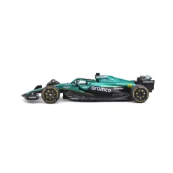 Burago 1/24 F1 Aston Martin AMR24 with Driver Helmet - Lance Stroll Diecast Model