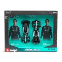 Burago 1/43 F1 Mercedes-AMG W16 2025 Driver Two Pack - George Russell