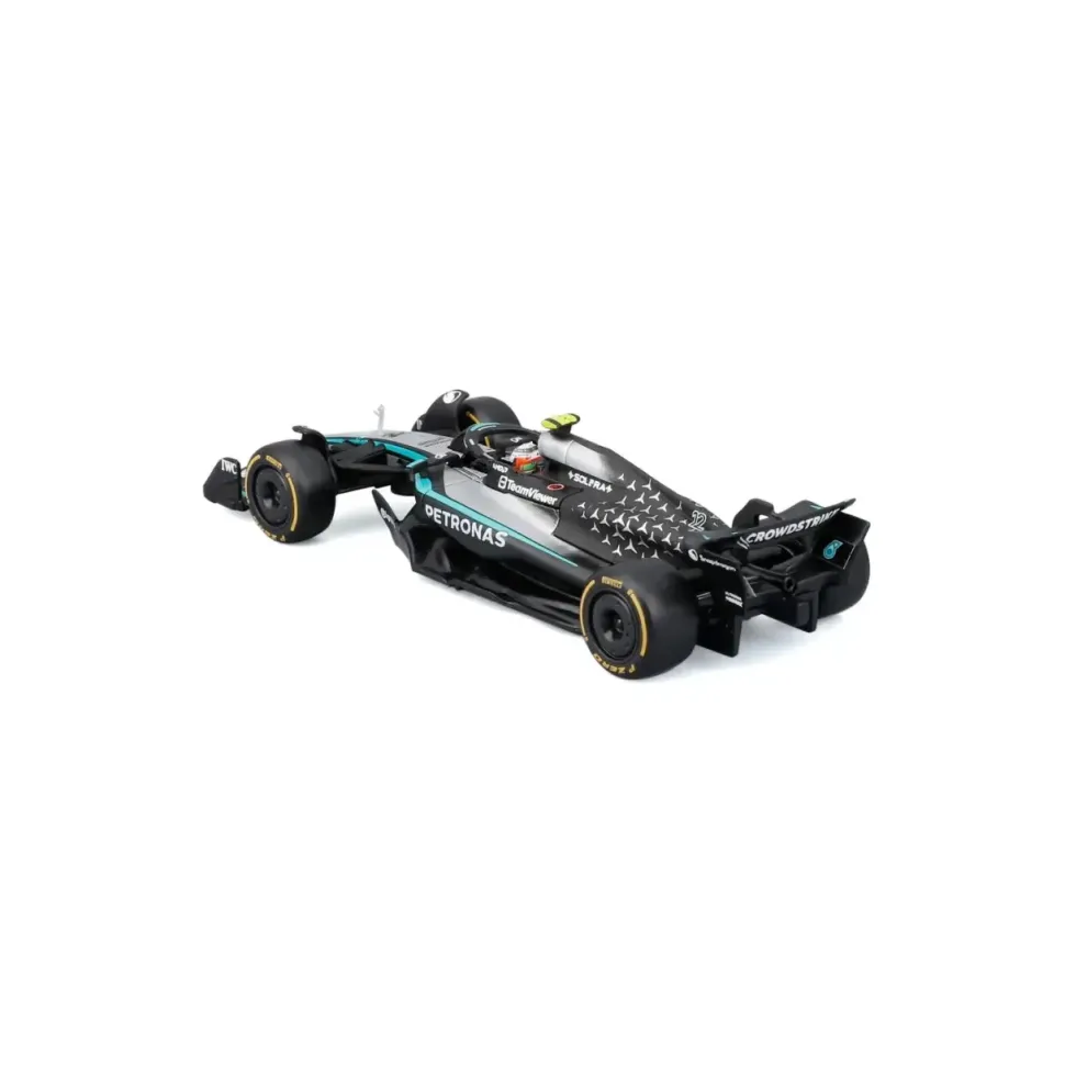 Burago 1/43 F1 Mercedes-AMG W16 2025 with Driver Helmet - Andrea Antonelli
