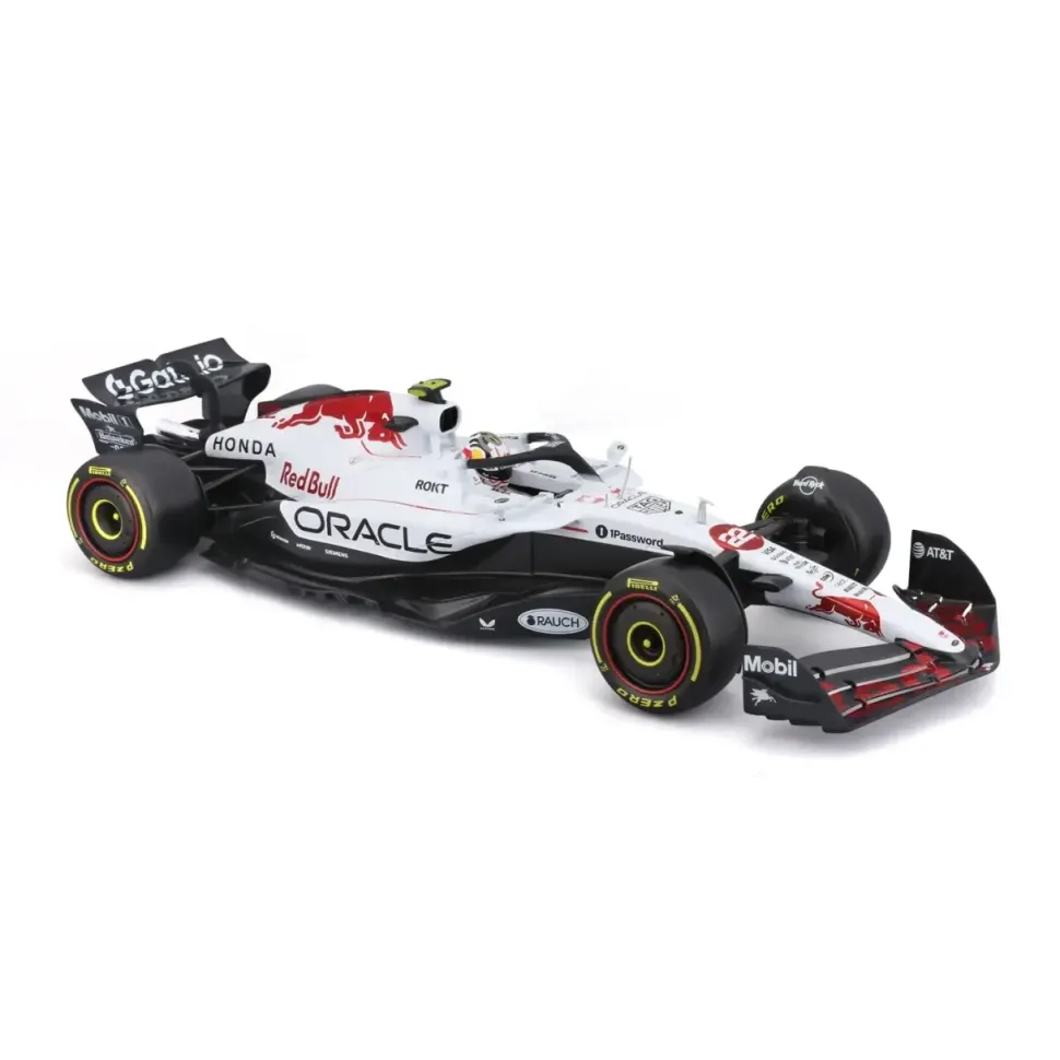 Burago 1/18 F1 Red Bull Racing RB21 Japan GP 2025 with Driver Helmet - Yuki Tsunoda