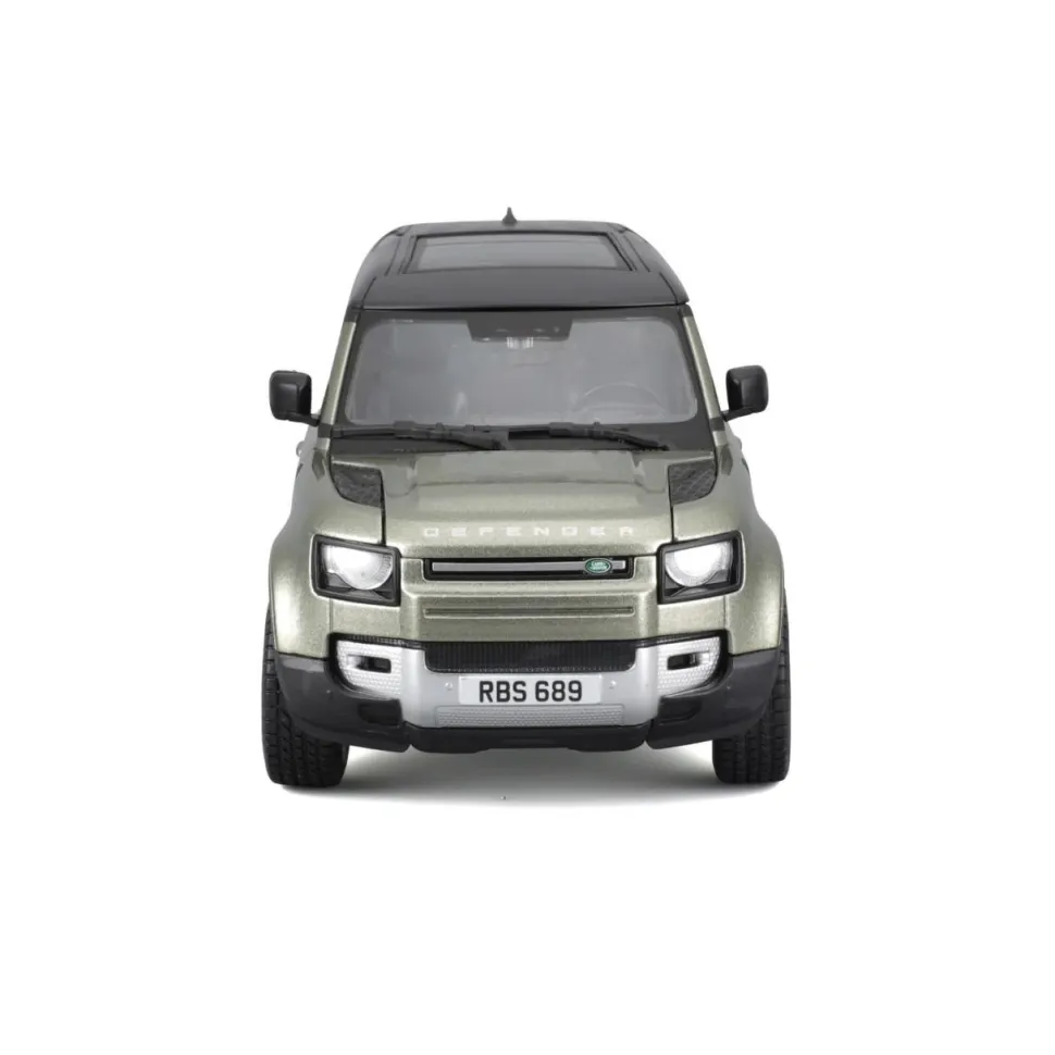 Burago 1/24 Land Rover Defender Green Diecast Model