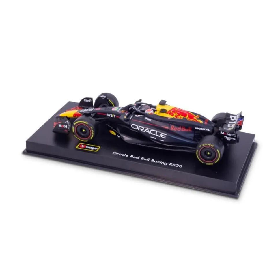 Burago 1/43 Red Bull RB20 F1 2024 #55 Max Verstappen With Helmet
