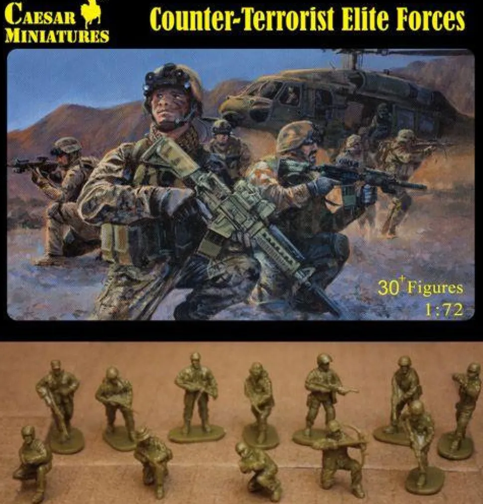 Caesar Miniatures 1/72 Counter-Terrorist Elite Forces