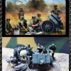 Caesar Miniatures 1/72 WWII German 75mm le iG18 field gun and crew