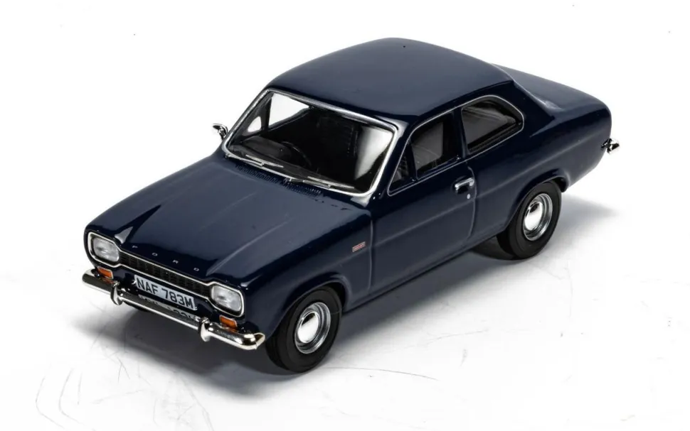 Corgi 1/43 Ford Escort Mk1 1300 GT, Marine Blue Diecast Model