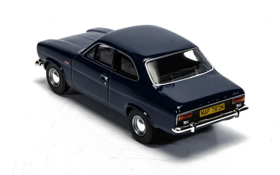 Corgi 1/43 Ford Escort Mk1 1300 GT, Marine Blue Diecast Model