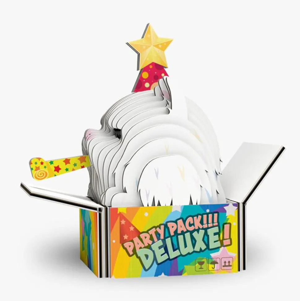 Eugy 090 Cat - Cottonball Card 3D Puzzle