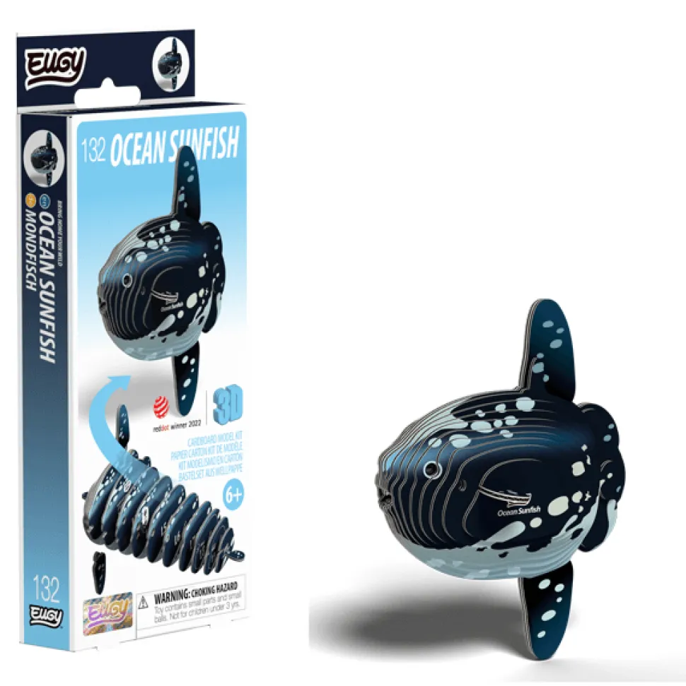 Eugy 132 Ocean Sunfish Card 3D Puzzle