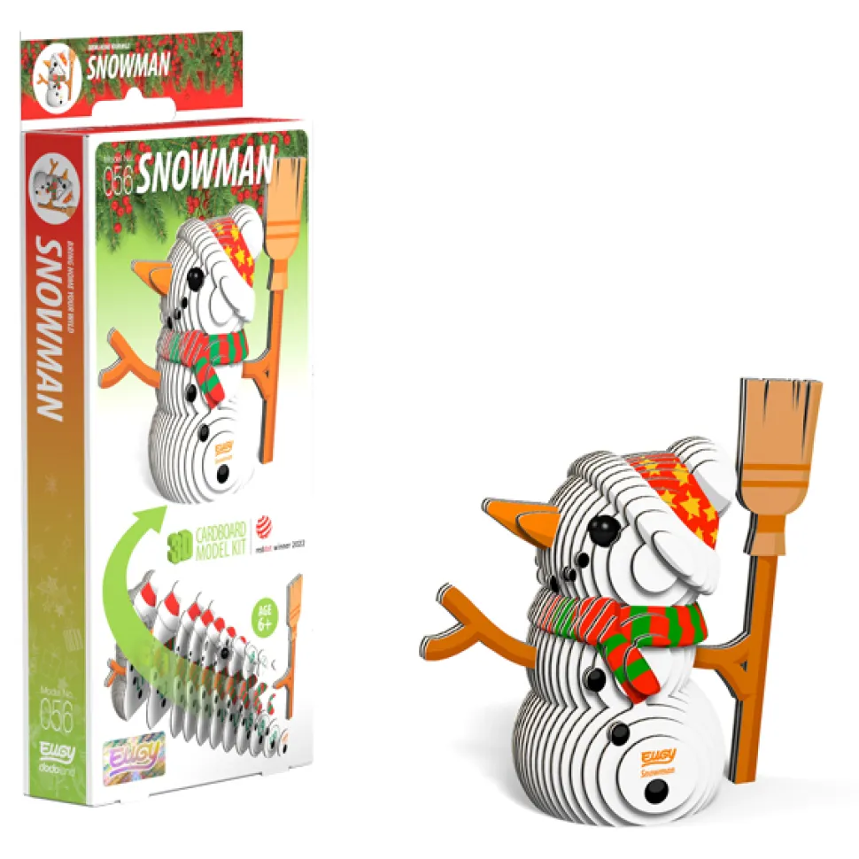 Eugy 056 Snowman Card 3D Puzzle