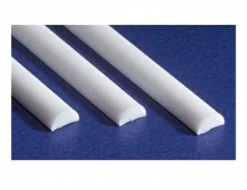 Evergreen Plastic Half Round Strip 0.125