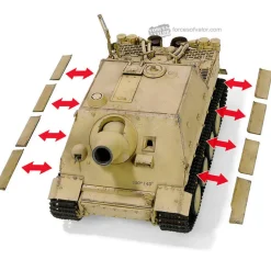 Forces Of Valor 1/32 German Sturmmorserwagen 606/4 Mit 38cm RW 61 L/3.5 Sturmtiger Diecast Model