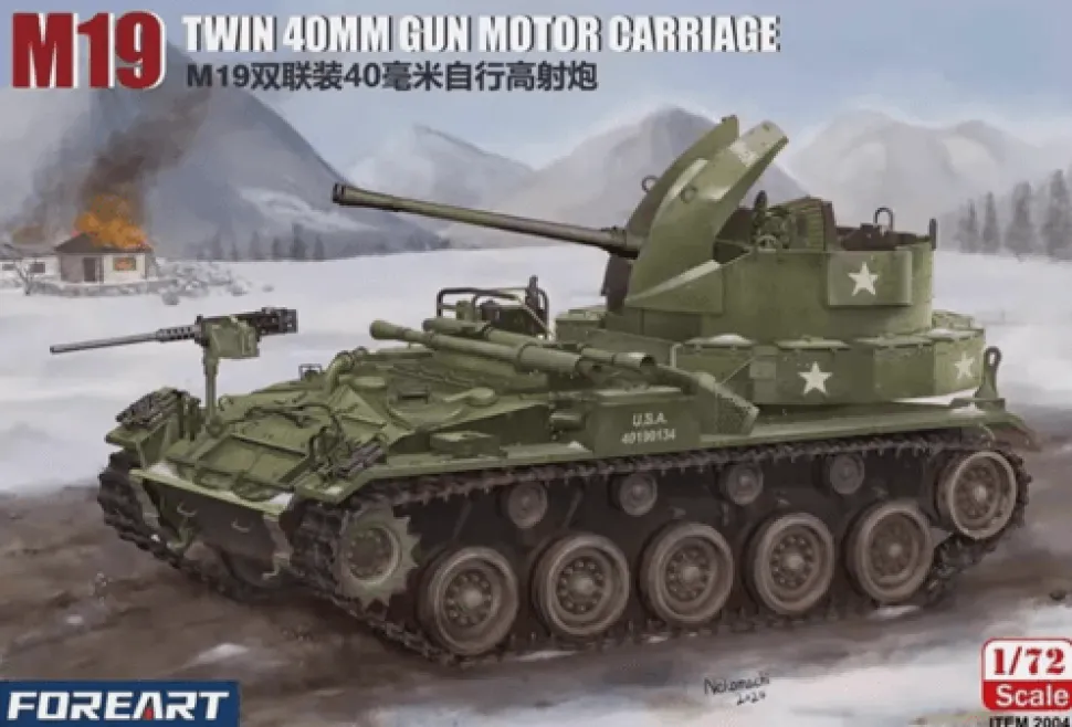 Fore Hobby 1/72 M19 MGMC 40mm Multiple Gun Motor Carriage