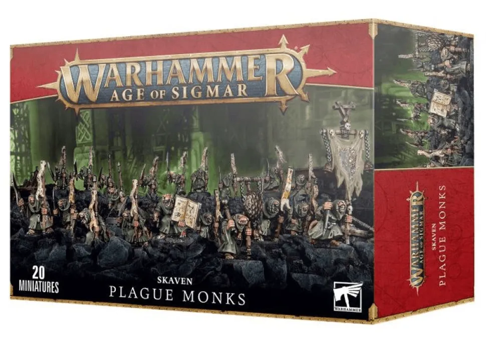 Games Workshop Age of Sigmar - Skaven - Plague Monks