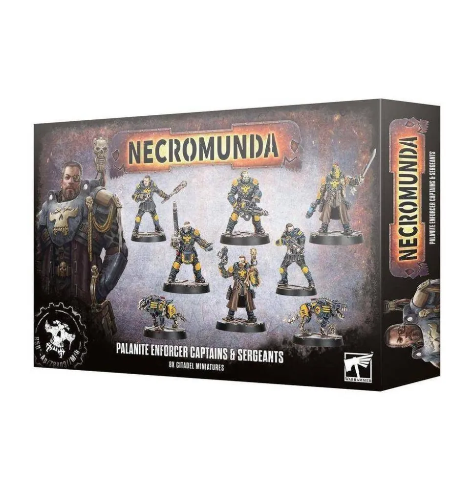 Games Workshop Necromunda - Palanite Enforcer Captains and Sergeants