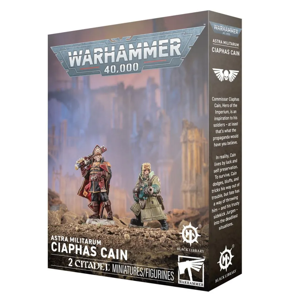 Games Workshop Warhammer 40,000 - Astra Militarum - Ciaphas Cain and Jurgen