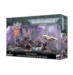 Games Workshop Warhammer 40,000 - Black Templars - Chaplain Grimaldus & Retinue