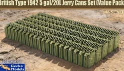Gecko Models 1/35 British Type 1942 5gal/20L Jerry Can Set