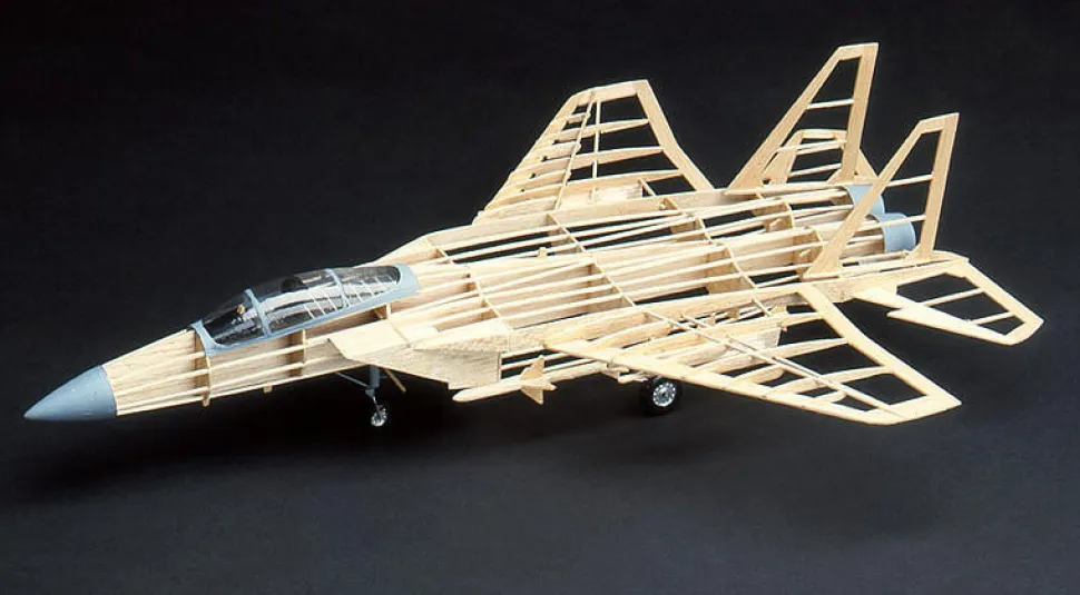 Guillow 1/40 McDonnell-Douglas F-15 Eagle Balsa Model Kit