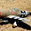 Guillow 1/16 Republic P-47D Thunderbolt Balsa Model Kit