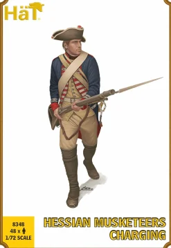 Hat Industrie 1/72 American War of Independence Hessian Musketeers Charging