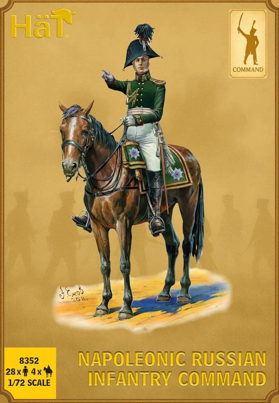 Hat Industrie 1/72 Napoleonic Russian infantry Command