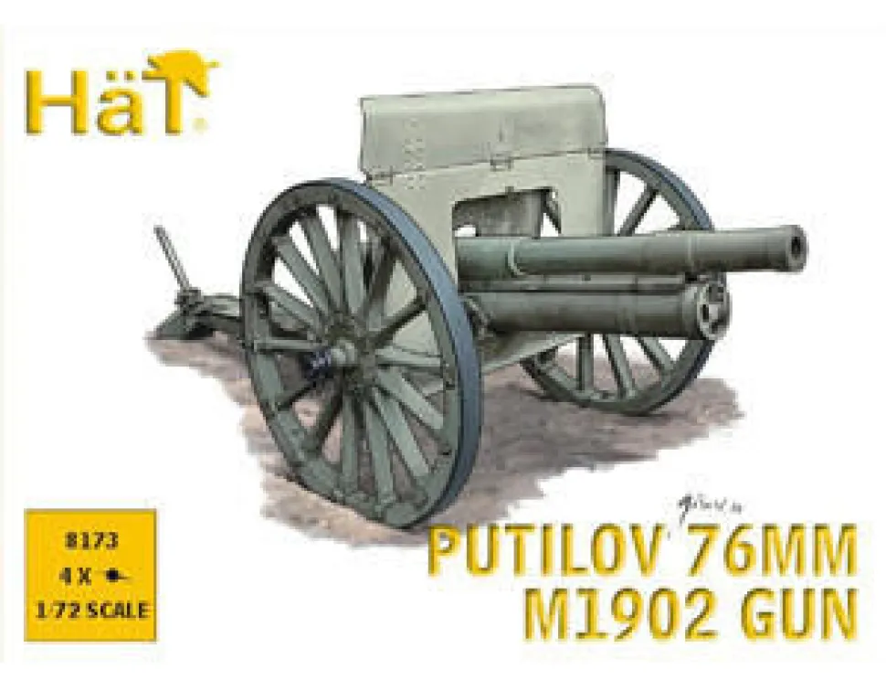 Hat Industrie 1/72 Russian Artillery - Putilov 76mm M1902