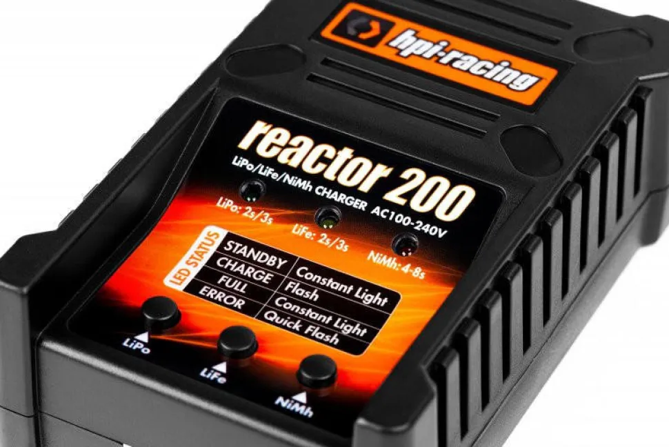HPI Racing Reactor 200 LiPo - LiFe & NiMH Battery Charger
