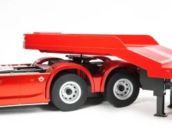 HuiNa RC 1/18 Haulage Flatbed Trailer Red 2.4G RTR