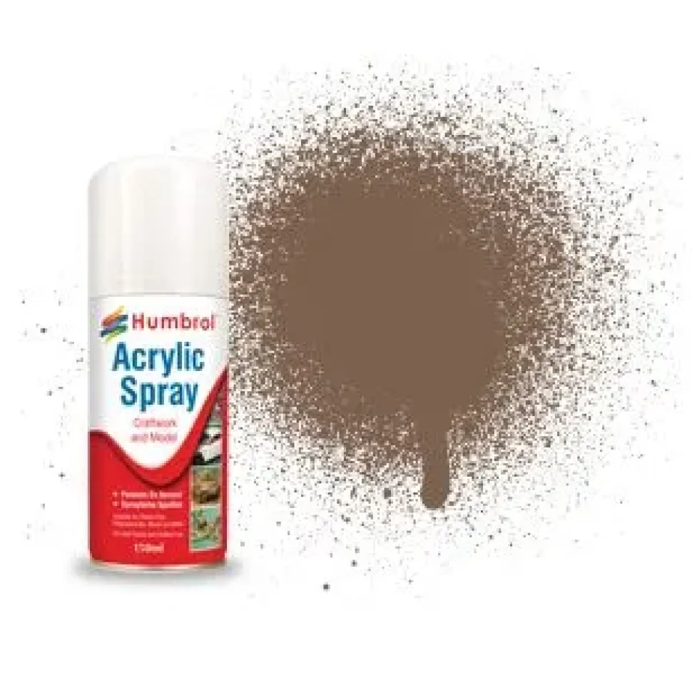 Humbrol 29 Matt Dark Earth 150ml Acrylic Spray Paint