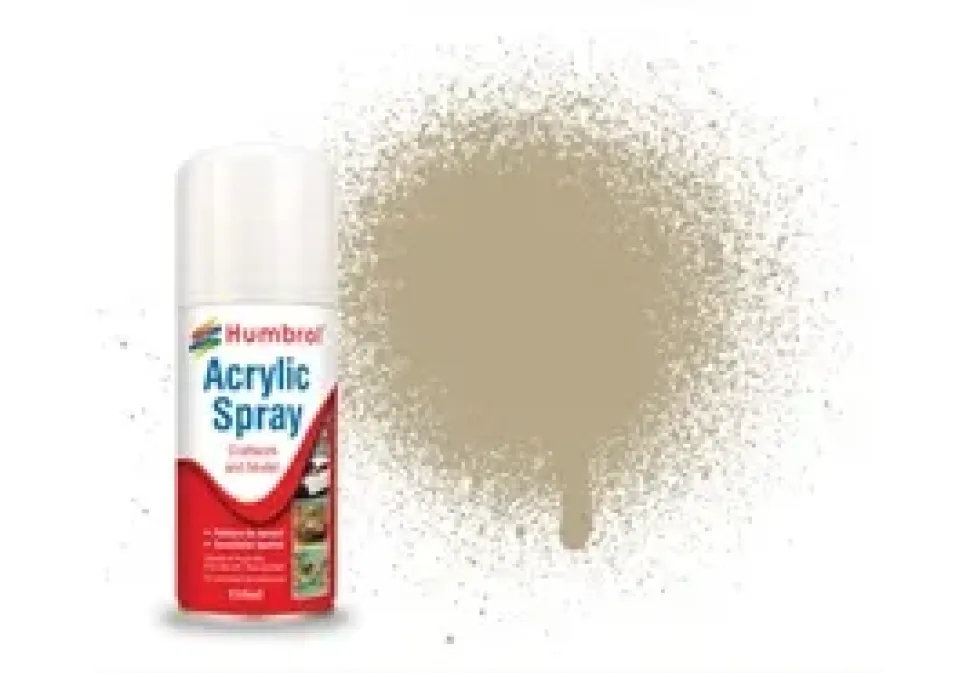 Humbrol 237 Matt Desert Tan 150ml Acrylic Spray Paint