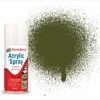 Humbrol 155 Matt Olive Drab 150ml Acrylic Spray Paint