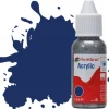 Humbrol 15 14ml Acrylic Gloss Midnight Blue Paint Dropper Bottle