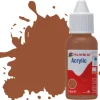 Humbrol 70 14ml Acrylic Matt Brick Red Paint Dropper Bottle