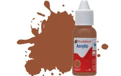 Humbrol 70 14ml Acrylic Matt Brick Red Paint Dropper Bottle