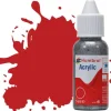 Humbrol 60 14ml Acrylic Matt Scarlet Paint Dropper Bottle