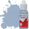 Humbrol 128 14ml Acrylic Matt US Compass Grey Paint Dropper Bottle